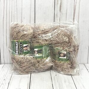 BERNAT ENVY YARN Eyelash Color Sultry Sable #5 Bulky 1.75 oz Lot of 3 Skeins NEW